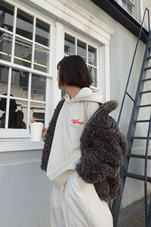 ボアボリュームブルゾン